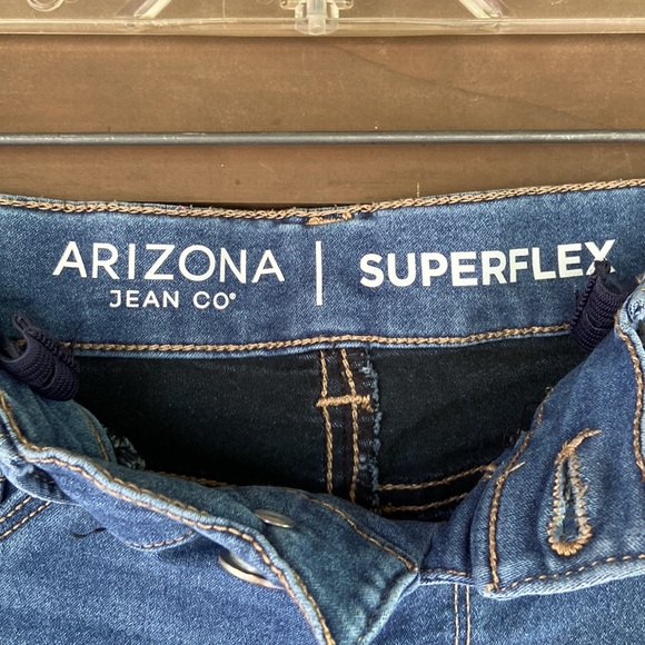 Arizona Girls Super Flex Stretch Jeans EUC size 12 - Picture 3 of 5